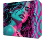 Obraz 30x30cm Neonowy Wzrok