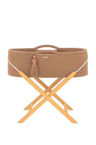 Kosz Mojżesza BOHO Handmade ze stojakiem sand zdjęcie 1