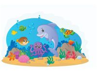 60X40CM DELFIN PRZYJACIELE OBRAZ