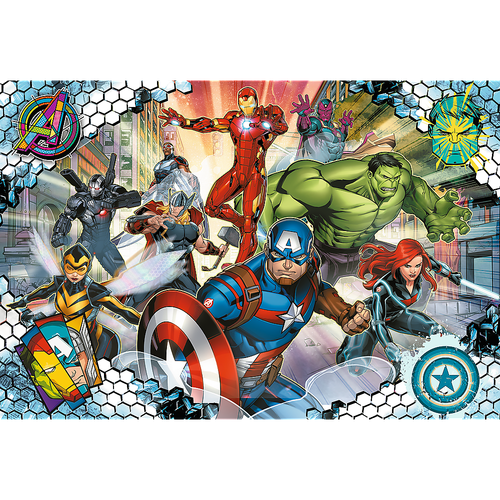 Puzzle - 100 - Sławni Avengers - Disney Marvel The Avengers 16454 na Arena.pl