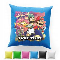 POSZEWKA Z NADRUKIEM BAWEŁNIANA 40x40CM - MARIO LUIGI