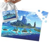 PUZZLE - VAIANA WZORY Z BAJEK I GIER DLA DZIECI 120el + WORECZEK