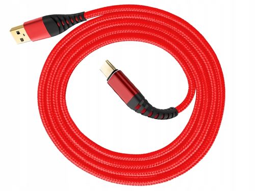 WZMACNIANY KABEL USB TYP C QC 3.0 QUICK CHARGE 3M na Arena.pl