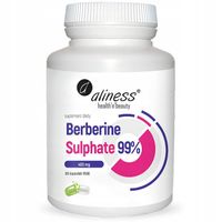 BERBERYNA SIARCZAN 99% 400mg ALINESS 60k Berberine