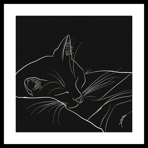 Plakat 30x30cm Nocny Spokój zdjęcie 3