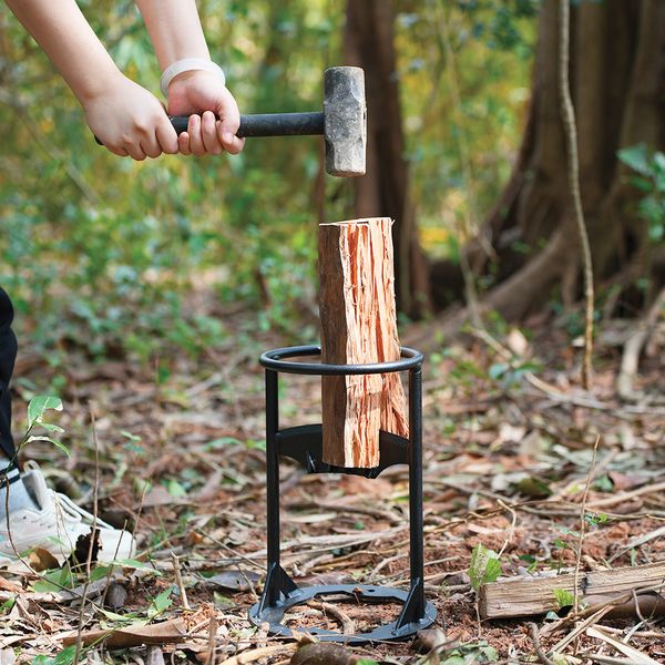 Łuparka do drewna opałowego ręczna świder rębak split zdjęcie 2