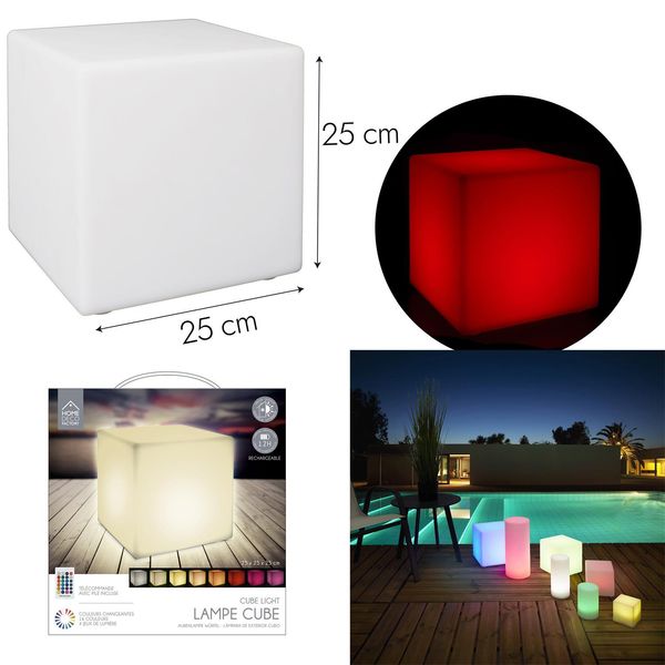 Lampa podłogowa Colorfull Cube 25cm zdjęcie 1