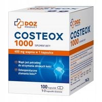 Costeox 1000, DOZ Product, kapsułki, 100 szt. - Wapń
