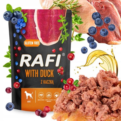 MOKRA KARMA DOLINA NOTECI RAFI ADULT BEZ ZBÓŻ SASZETKA MIX SMAKÓW 24 x 500G na Arena.pl