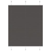 Roleta plisowana czarna 110x100 cm Szerokość tkaniny 109,4 cm