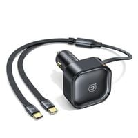 usams ład. sam. ze zwijanym kablem2xusb-c c41 pd 30w fast charge