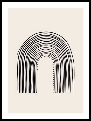 Plakat 39,5x55cm Symetria Łuku na Arena.pl