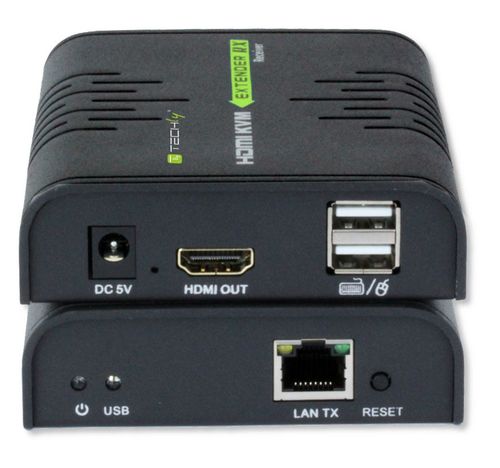 Techly KVM Extender HDMI+USB po skrętce Cat5e/6 do 120m na Arena.pl