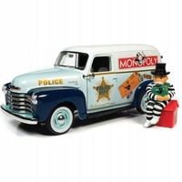 AUTO WORLD CHEVROLET PANEL Police Mr.Monopoly 1:18