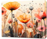 Obraz 70x60cm Taneczne Maki