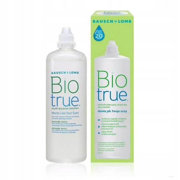 Płyn do soczewek Bausch&Lomb Biotrue 480ml zdjęcie 3