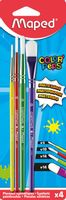 PĘDZLE SYNTETYCZNE COLOR PEPS 4 SZT MAPED