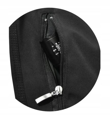 Spodnie Rowerowe Techno Wiatroszczelne Membrana Wind i Soft Kieszenie na Arena.pl