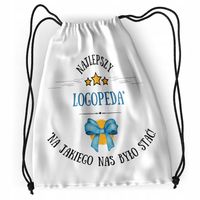 Plecak Dla Logopedy Sportowy Szkolny Worek Torba Z Nadrukiem Ze Zdjęciem