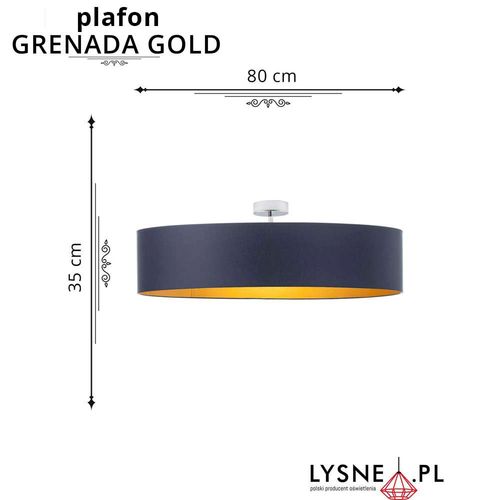 Plafon GRENADA GOLD fi-80 cm na Arena.pl