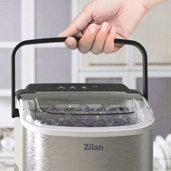 Kostkarka do lodu Zilan ICE MAKER 15KG srebrny/szary 95 W zdjęcie 2