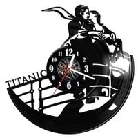 Zegar ścienny z płyty winylowej Titanic 53.14