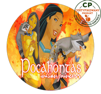 Opłatek na tort Pocahontas