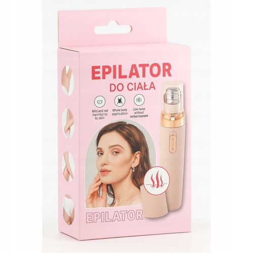 EPILATOR DO TWARZY CIAŁA BEZPIECZNY DLA WRAŻLIWEJ SKÓRY ANTYBAKTERYJNY USB na Arena.pl