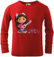 Koszulka z długim rękawem Koci Domek Gabi