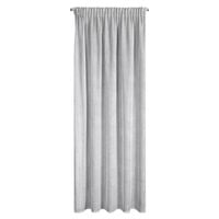 Zasłona na taśmie o strukturze siatki ALEKSA 140X270 srebrna