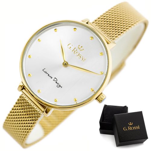ZEGAREK G. ROSSI - 11890B3-3D1 (zg884a)  + BOX na Arena.pl