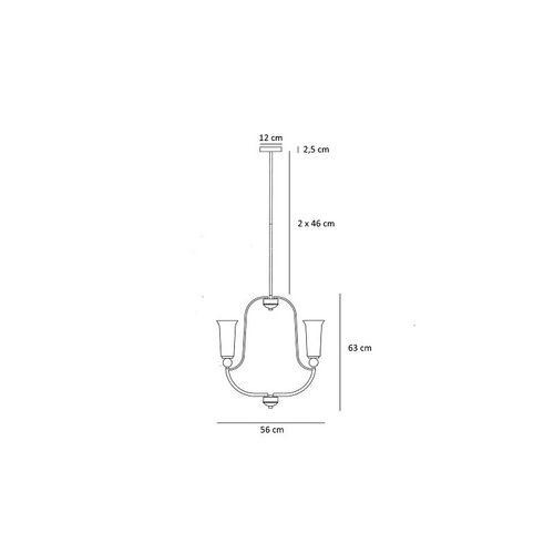 Lampa wisząca Berella Light Artos 5 BL0488 na Arena.pl