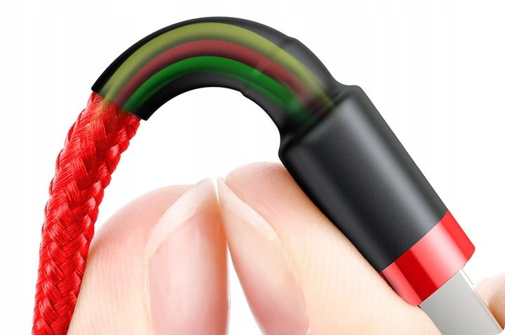 BASEUS MOCNY KABEL USB DO LIGHTNING IPHONE IPAD PRZEWÓD OPLOT 1.5A 2M zdjęcie 10