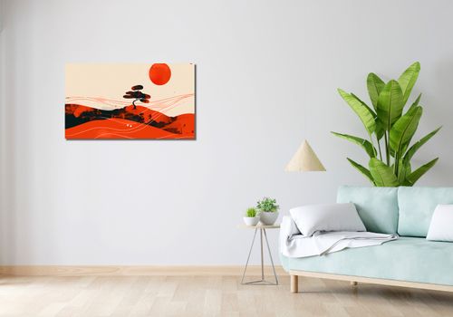 Obraz 90x50cm Czerwone Pustynne Pejzaże na Arena.pl