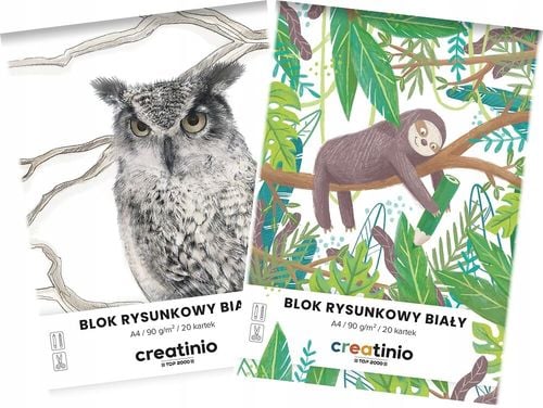 blok rys. a4/20k biały creatinio 400176663 a'20 na Arena.pl