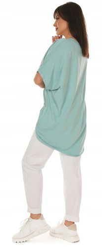 F660 Bluzka TUNIKA oversize Asymetryczny krój, PARIS na Arena.pl