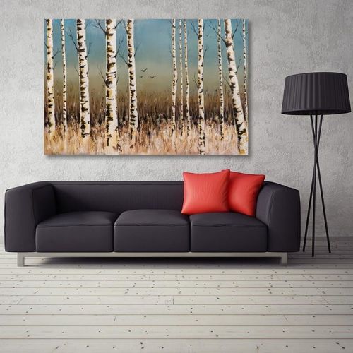 Obraz na płótnie - Canvas, Las brzozowy 80x60 na Arena.pl