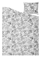 BROKDRACENA Komplet pościeli poszwa 150x200 poszewka 50x60 biały czarny