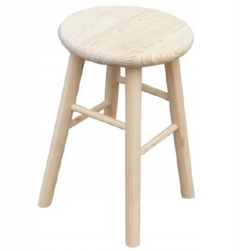 TABORET DREWNIANY KUCHENNY STOŁEK KRZESŁO 46cm SOLIDNY SOSNOWY DO na Arena.pl