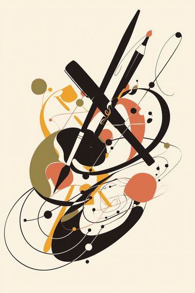 Plakat 20x30cm Abstrakcyjny Rapsod zdjęcie 1