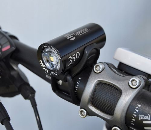 Przednia lampka ROWEROWA LED XPG350 latarka USB na Arena.pl