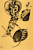 Reprodukcje obrazów Composition 1937 - Wassily Kandinsky Rozmiar - 90x60