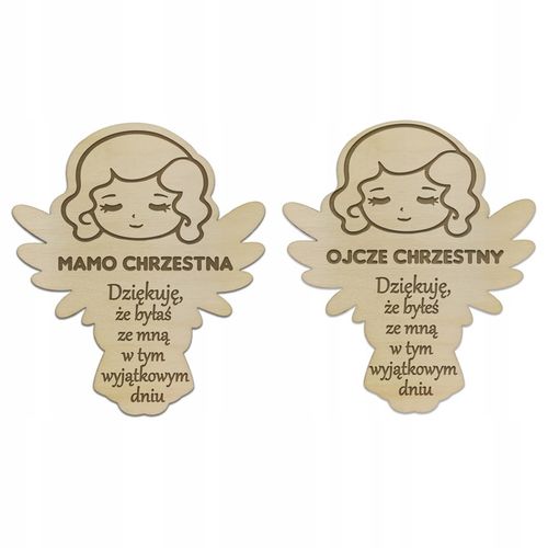 PREZENT PODZIĘKOWANIE DLA RODZICÓW CHRZESTNYCH KOMUNIA ŚWIĘTA CHRZEST na Arena.pl
