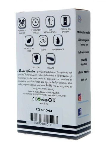 stymulator rechargeable silicone touch vibrator usb 10 functions   black na Arena.pl