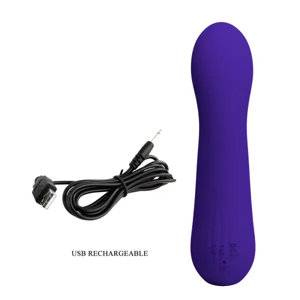 PRETTY LOVE - Faun dark Purple,G-spot vibrator, 12 vibration functions Memory function zdjęcie 4