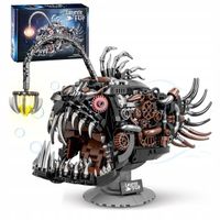 2X DUŻA FIGURKA 30 CM KLOCKI KONSTRUKCYJNE RYBY LATARNIANEJ LED PUZLE 1038