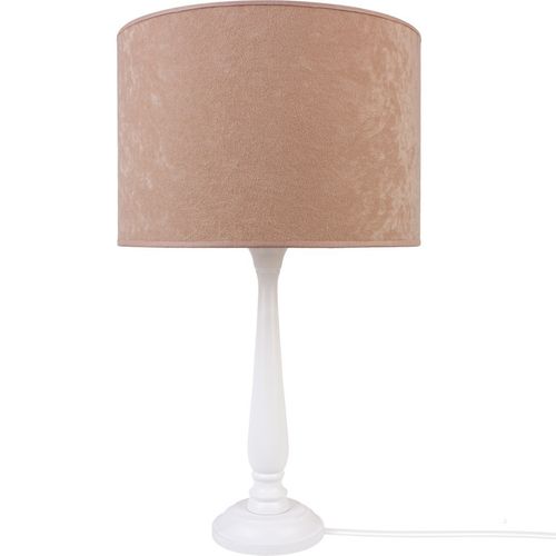 Lampa stołowa BERTA abażur beż na Arena.pl
