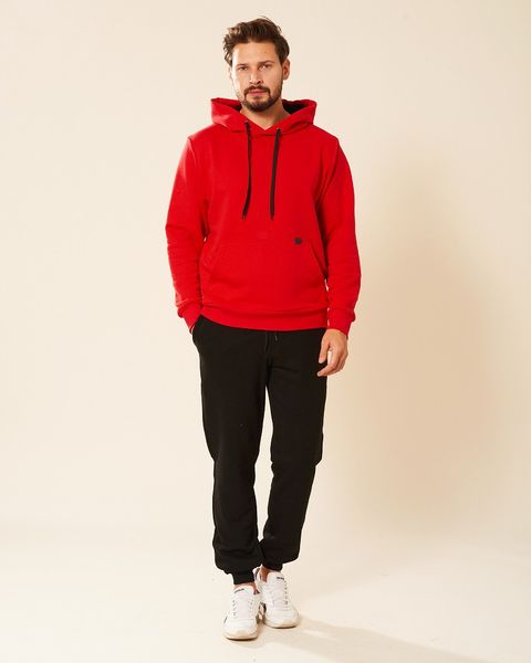 Bluza męska kangurka czerwona Ted Rozmiar - L zdjęcie 4