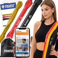 Gumy Oporowe do Ćwiczeń Treningowe do Rozciągania Fitness Zestaw 3 szt