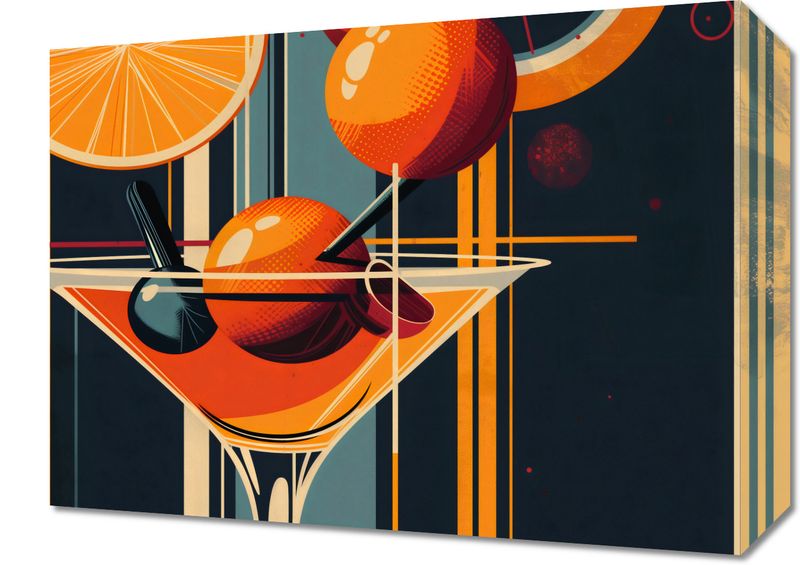 Obraz 40x30cm Koktajl w Stylu zdjęcie 1